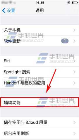 苹果iPhone6S切换控制设置方法3