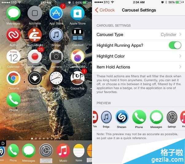 怎么样才在iPhone底部放多个图标1