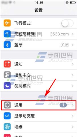 苹果iPhone6S切换控制设置方法2