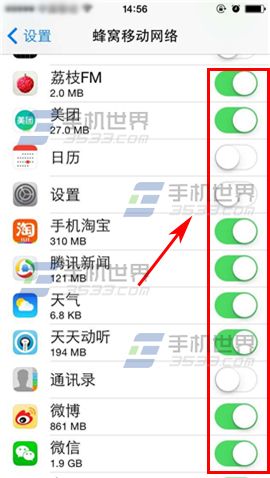 苹果iPhone6S如何禁止应用程序联网5