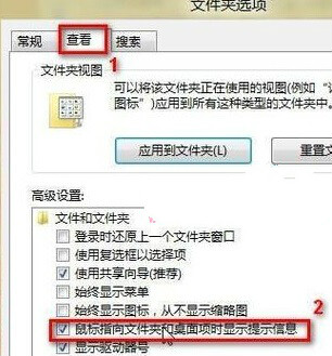 Win8系统鼠标指向文件夹或者桌面项怎么显示提示信息2