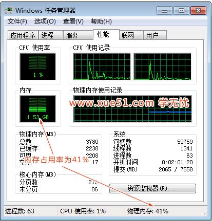 win7如何缩减内存的占用率1