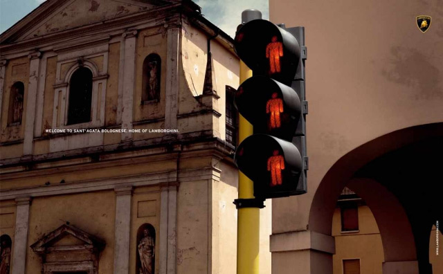 海报精选:兰博基尼的广告创意超级酷！13