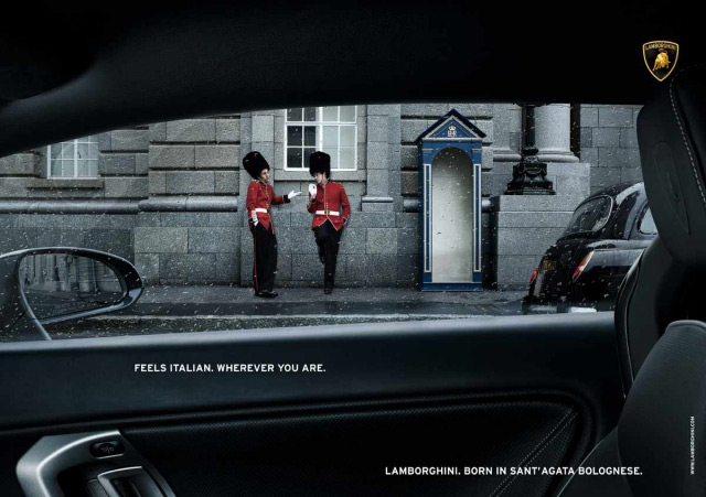 海报精选:兰博基尼的广告创意超级酷！8