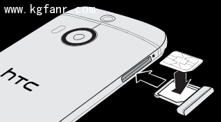 HTC One M9+怎么安装和取出SIM手机卡？3