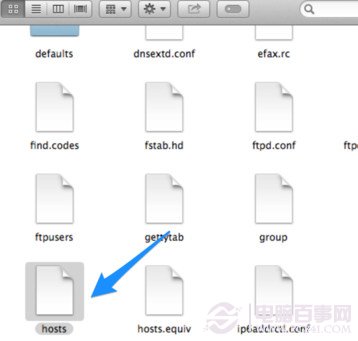 苹果Mac OS系统修改hosts文件教程3