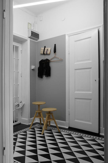 瑞典50平质感小公寓装修效果图1