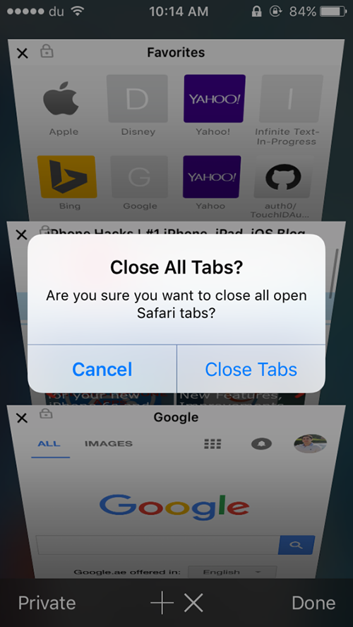 Safari怎么快速关闭所有标签页?1