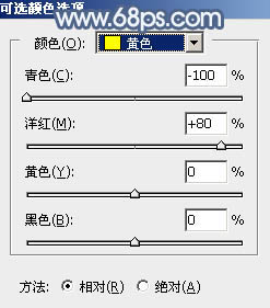 Photoshop打造古典暗蓝色秋季外景人物图片6