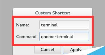 Fedora系统怎么设置常用命令的快捷键?5