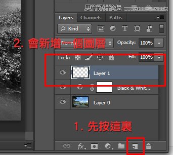 Photoshop把平凡的数码照片调成黑白效果5