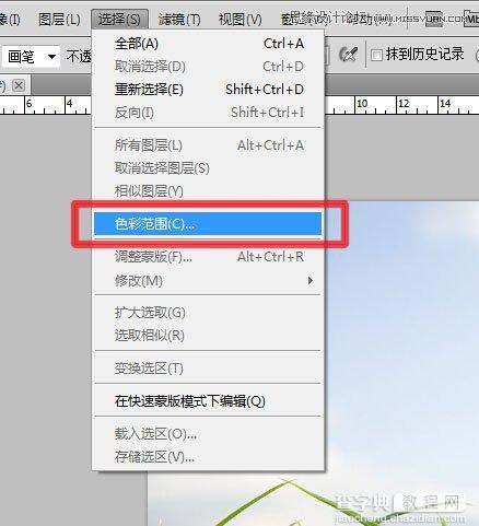 巧用Photoshop色彩范围抠出小草效果图2