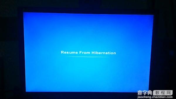 win8.1系统开机出现Resume from Hibernation的解决方法1