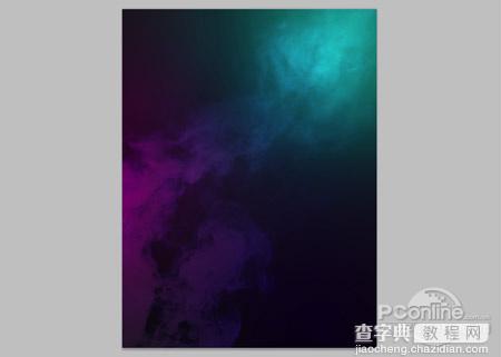 Photoshop打造梦幻彩色潮流星云字4