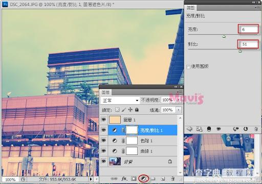 Photoshop营造泛黄复古色调8