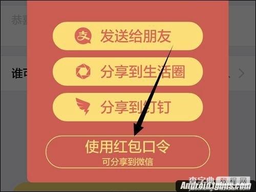 过年想“嗨”？看支付宝红包口令教程4