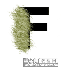 Photoshop制作毛茸茸的皮毛字效果6