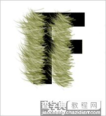 Photoshop制作毛茸茸的皮毛字效果5