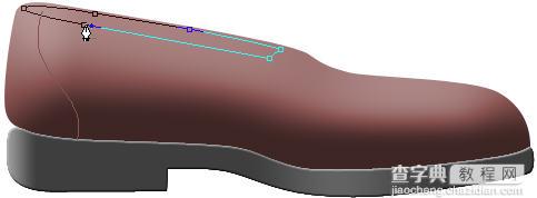 PS路径工具绘制皮鞋13