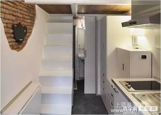 单身汪的7㎡公寓设计 厨房卫生间卧室客厅都有 1