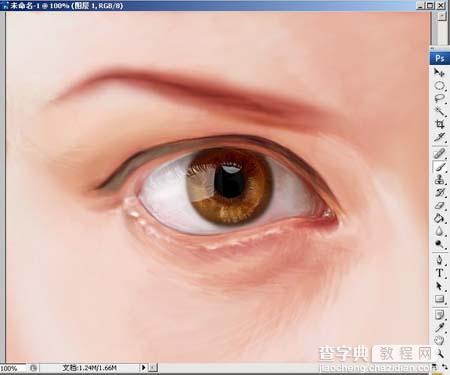 Photoshop精细鼠绘人物眼睛8