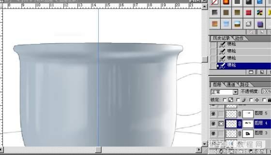 Photoshop绘制一个陶瓷杯7