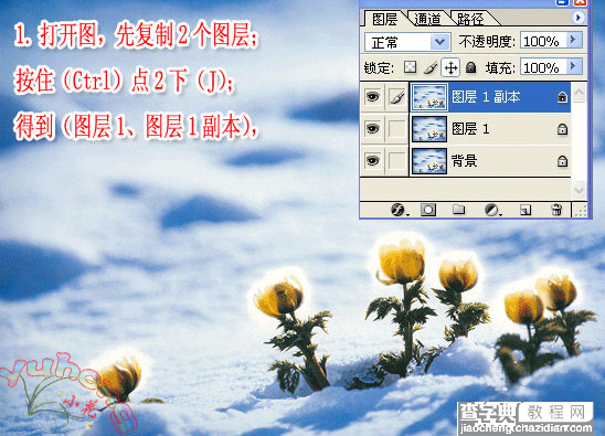 Photoshop制作梦幻花朵泡泡2