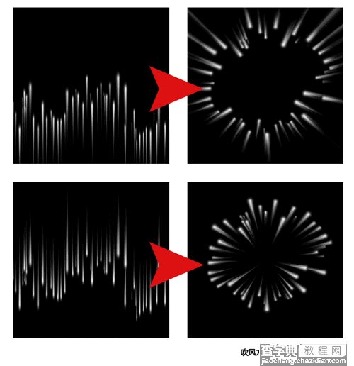 Photoshop 极坐标打造烟花效果10