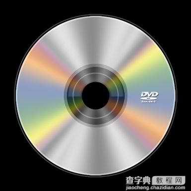 Photoshop绘制一个逼真的DVD光盘1