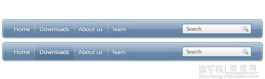 Photoshop制作Web2.0风格导航条21
