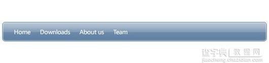 Photoshop制作Web2.0风格导航条7