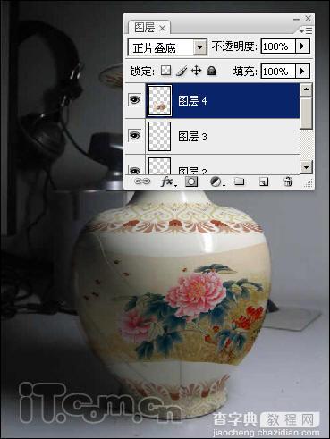Photoshop为陶瓷花瓶添加精美的图案19