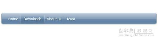 Photoshop制作Web2.0风格导航条14