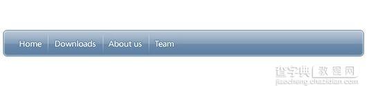 Photoshop制作Web2.0风格导航条11