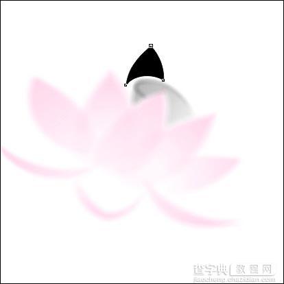 Coreldraw绘制国画荷花7