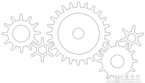 在CorelDRAW中制作立体齿轮9