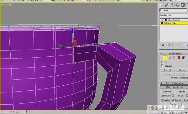 3DSMax教程: 茶杯（旋转＋多边形建模）23