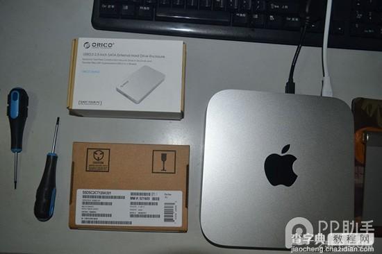 低配版Mac mini 2014机械硬盘换ssd图解3