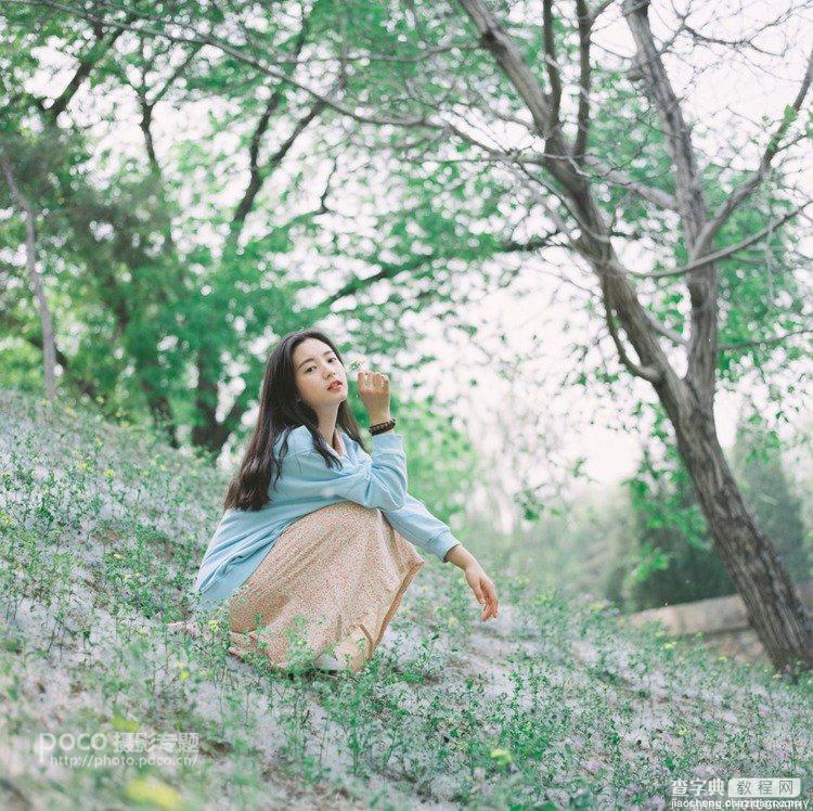 如何拍出清新淡雅日系文艺人像7