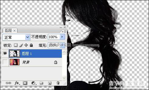 Photoshop抽出滤镜快速抠出美女抠图教程6