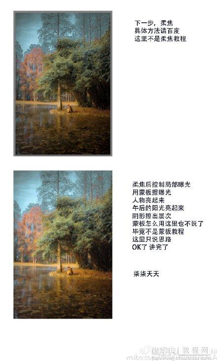 森林油画修图调色6