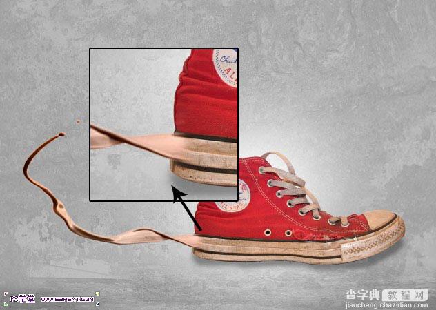 Photoshop打造动感流体运动鞋海报12
