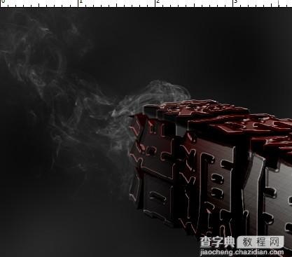 Photoshop制作超酷的3D燃烧字16