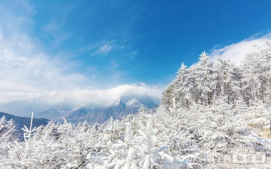 教你如何用简招拍雪景5