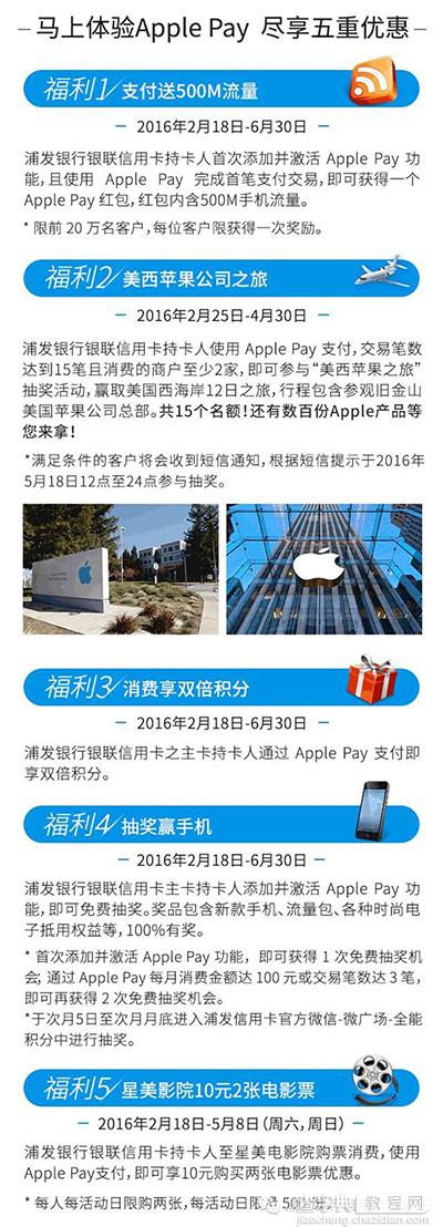 苹果Apple Pay各大银行优惠活动汇总3