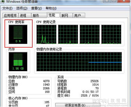 cpu使用率忽高忽低怎么办?1