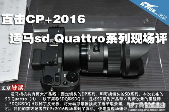 直击CP+2016 适马sd Quattro系列现场评1