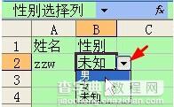 如何为Excel工作表设置表格定义5