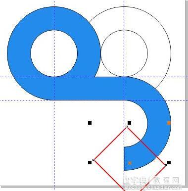 CorelDRAW绘制百度云logo9