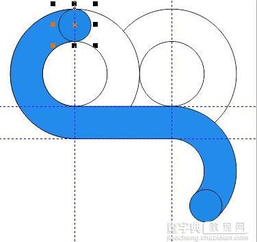 CorelDRAW绘制百度云logo12